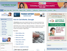 Tablet Screenshot of callingatlanta.com
